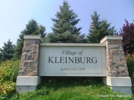 Kleinburg Welcome Sign